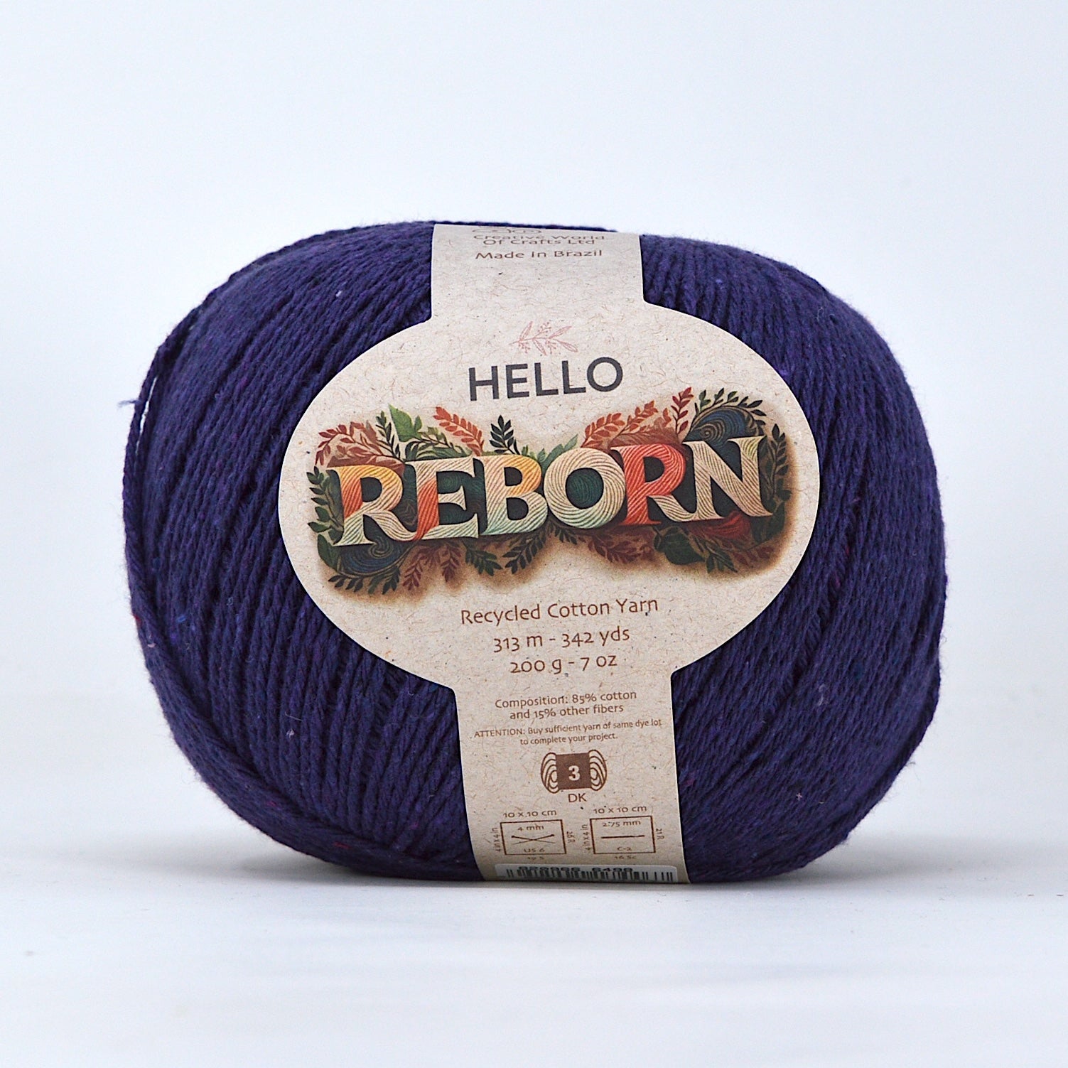 Hello Reborn: High-Quality Sustainable Fabric | 85% Recycled Cotton