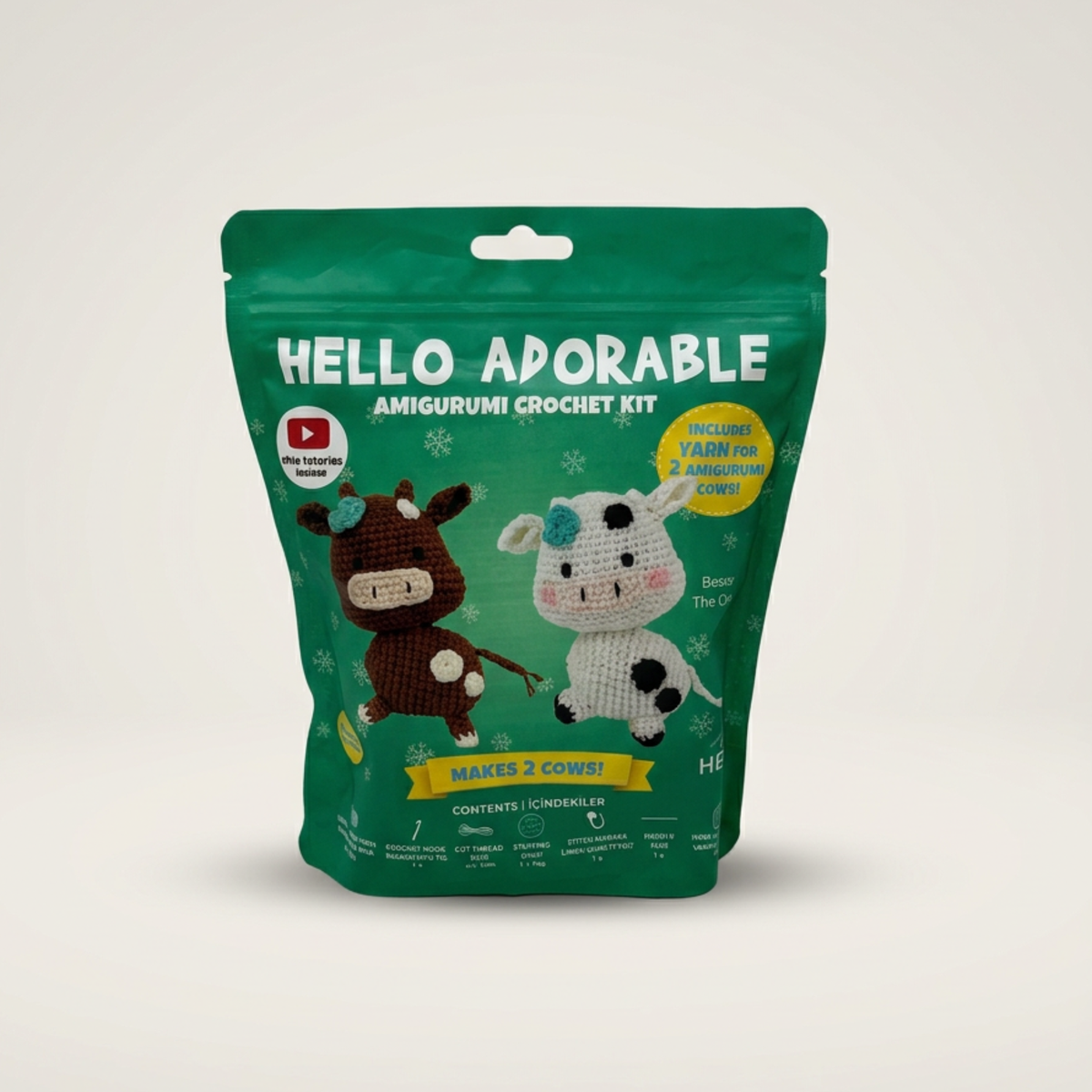 Knitty Critters - Double Trouble - Bessie The Cow
