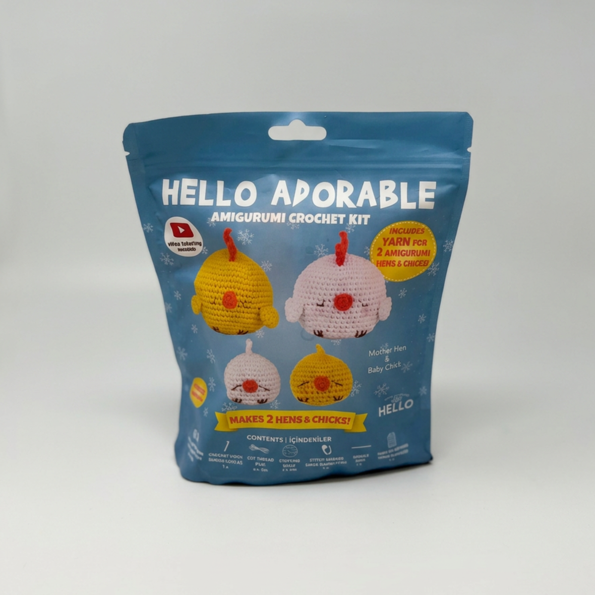 Knitty Critters - Double Trouble - Mother Hen & Baby Chick