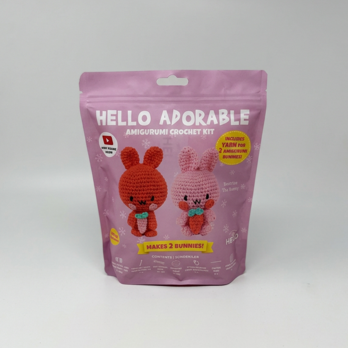 Knitty Critters - Double Trouble - Beatrice The Bunny