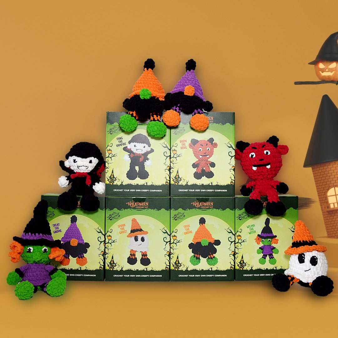 Knitty Critters - Halloween - Devil | DIY Amigurumi Crochet Kit