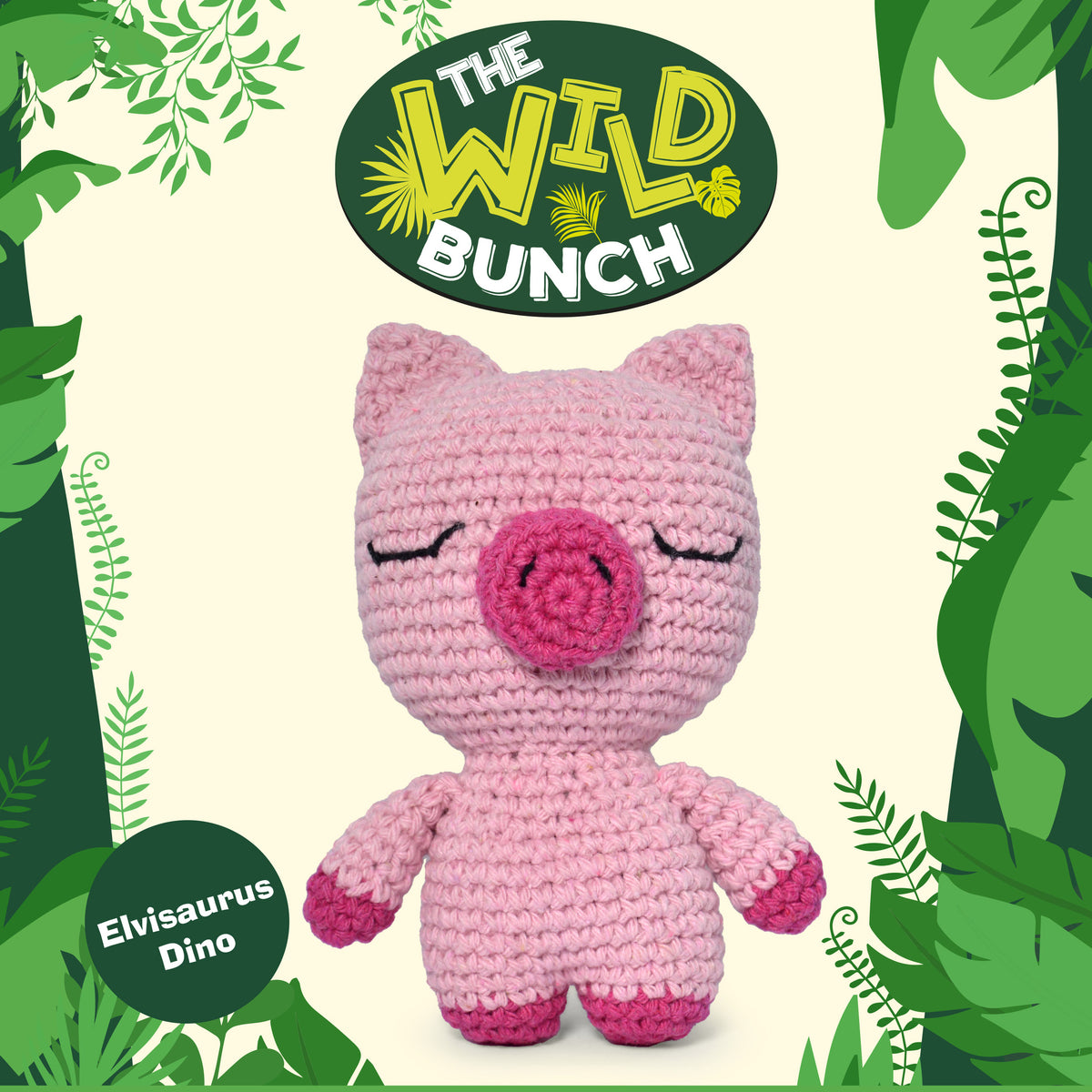 Knitty Critters - Wild Bunch - Hamlet Pig | DIY Amigurumi Crochet Kit