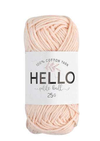 Hello Cotton Yarn - 25g Ball | 100% Cotton Multiple Colours Available