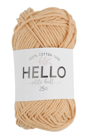 Hello Cotton Yarn - 25g Ball | 100% Cotton Multiple Colours Available