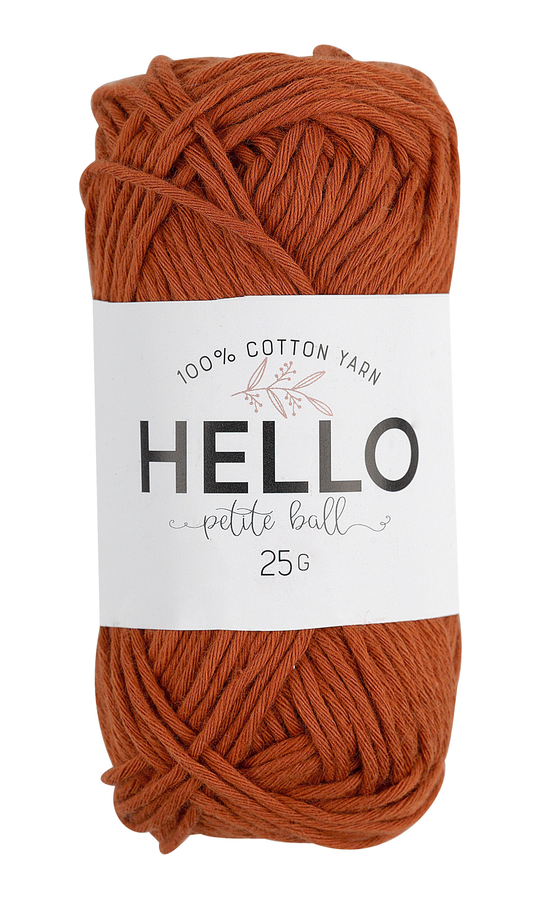 Hello Cotton Yarn - 25g Ball | 100% Cotton Multiple Colours Available