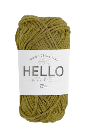 Hello Cotton Yarn - 25g Ball | 100% Cotton Multiple Colours Available