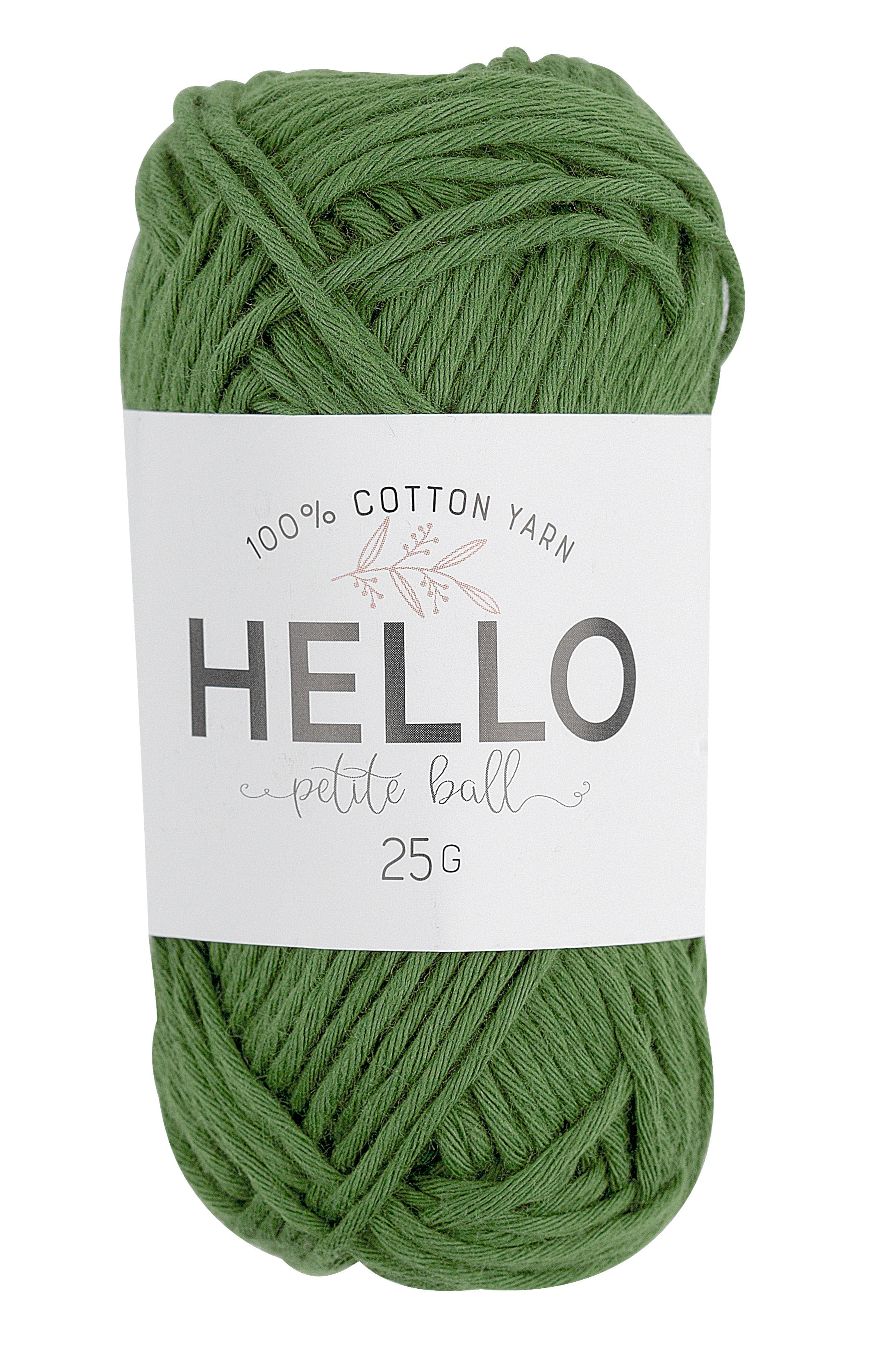 Hello Cotton Yarn - 25g Ball | 100% Cotton Multiple Colours Available