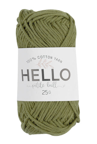 Hello Cotton Yarn - 25g Ball | 100% Cotton Multiple Colours Available