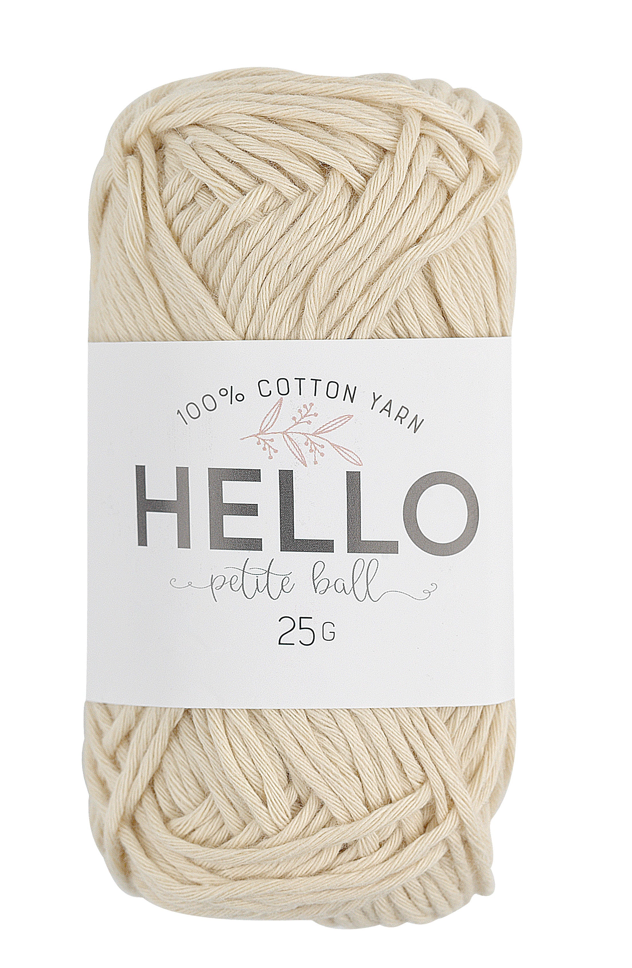 Hello Cotton Yarn - 25g Ball | 100% Cotton Multiple Colours Available