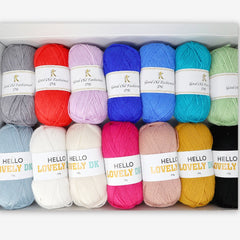Hello Crafts DK Colour Burst Box - 1.4kg Assorted DK Yarn