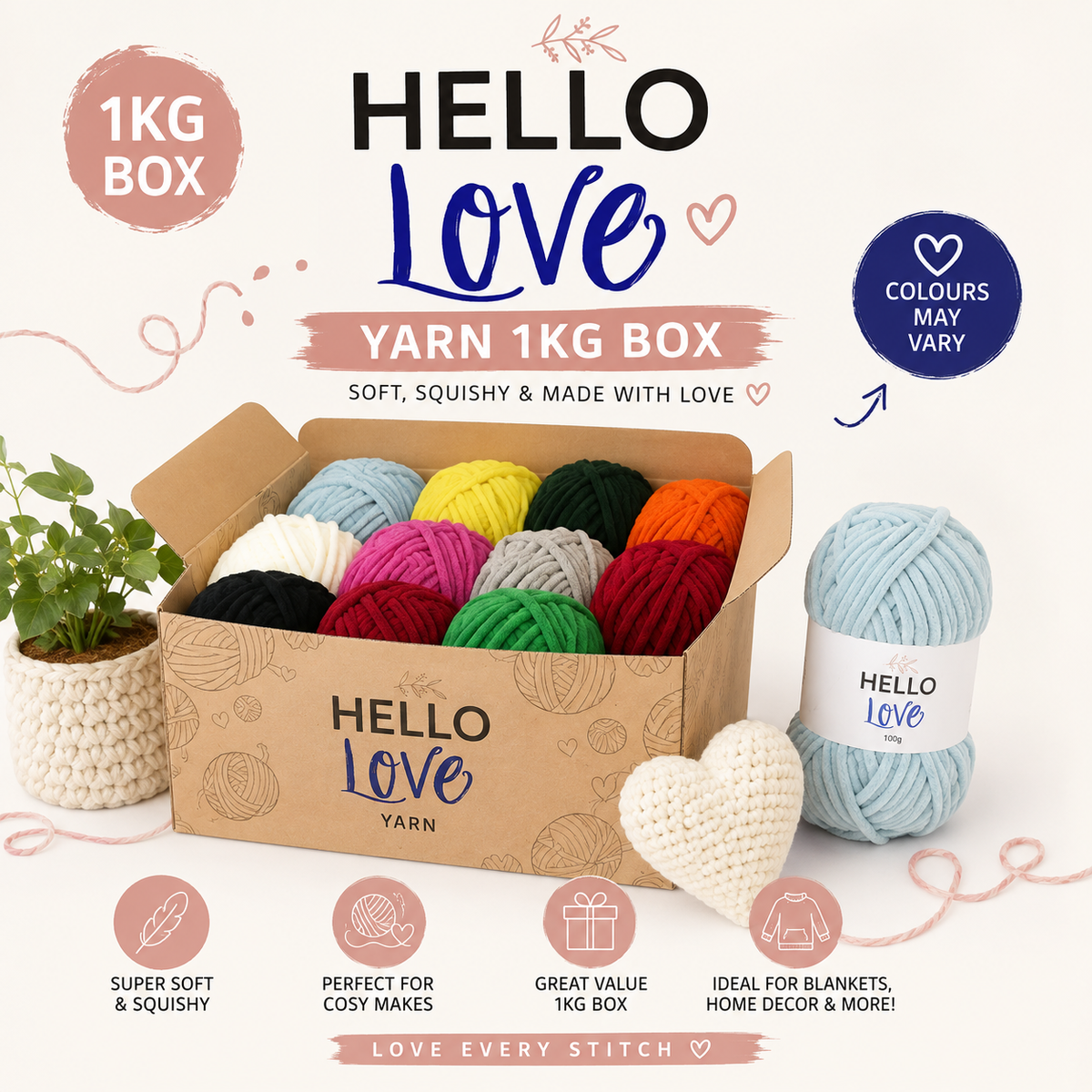 Hello Love 1KG Box
