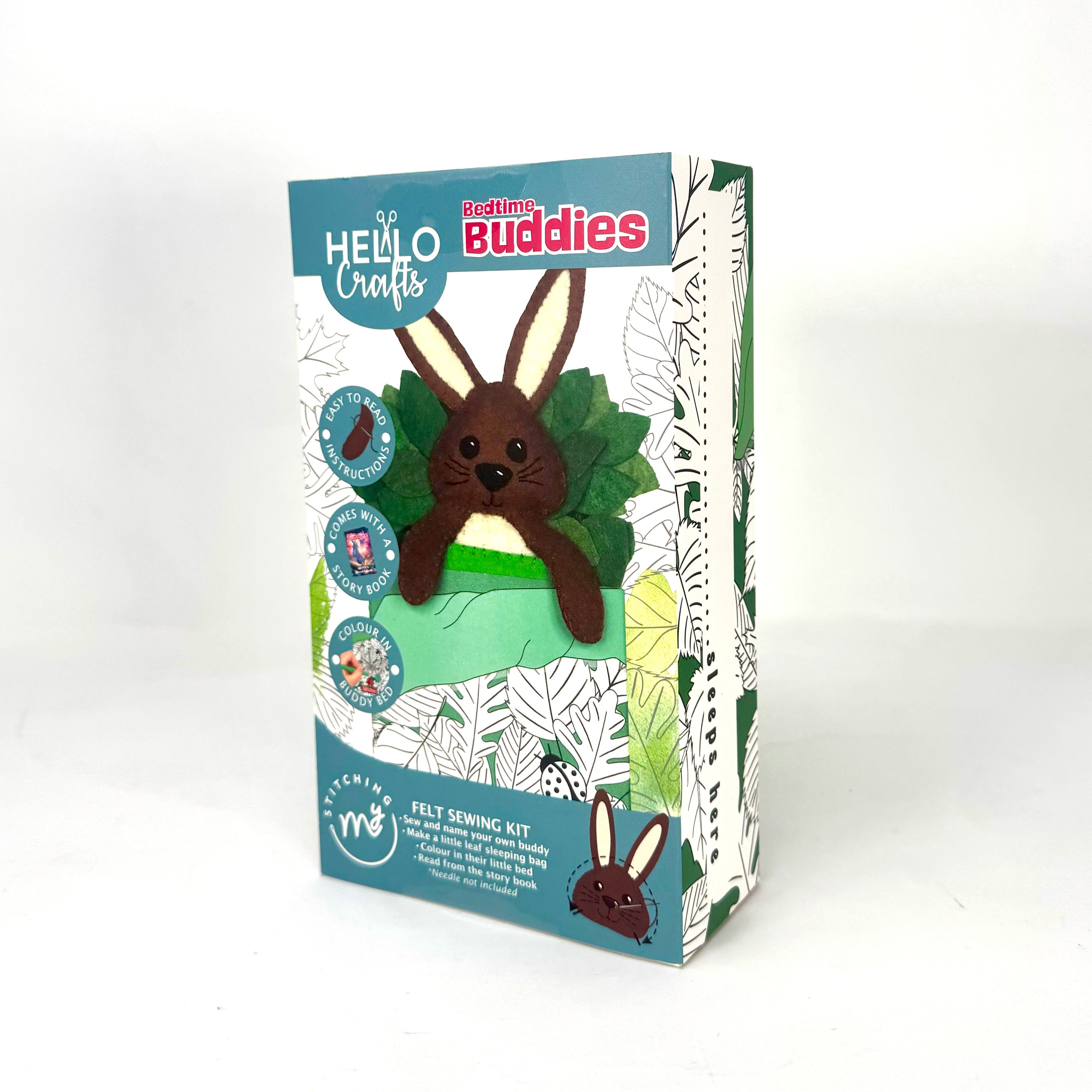 Bedtime Buddies Felt Sewing Kit - Create Hettie the Hare | Adorable Craft for Kids & Beginners