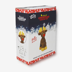 Knitty Critters - Baby Christmas - Holly Reindeer | DIY Amigurumi Crochet Kit