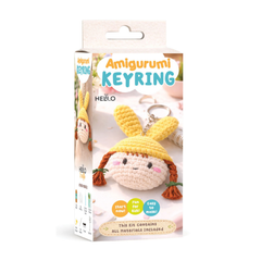 Knitty Critters Amigurumi Keyrings - Hopscotch Rabbit