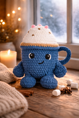 Knitty Critters - The Coffee Club - Hot Chocolate | DIY Amigurumi Crochet Kit