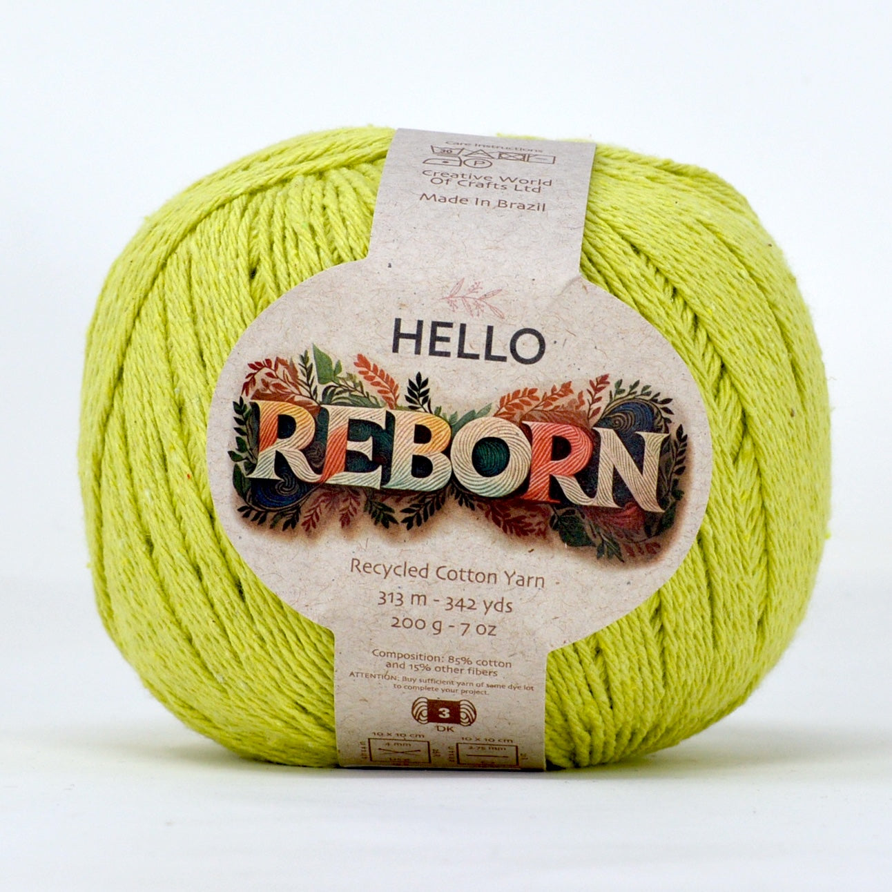 Hello Reborn: High-Quality Sustainable Fabric | 85% Recycled Cotton