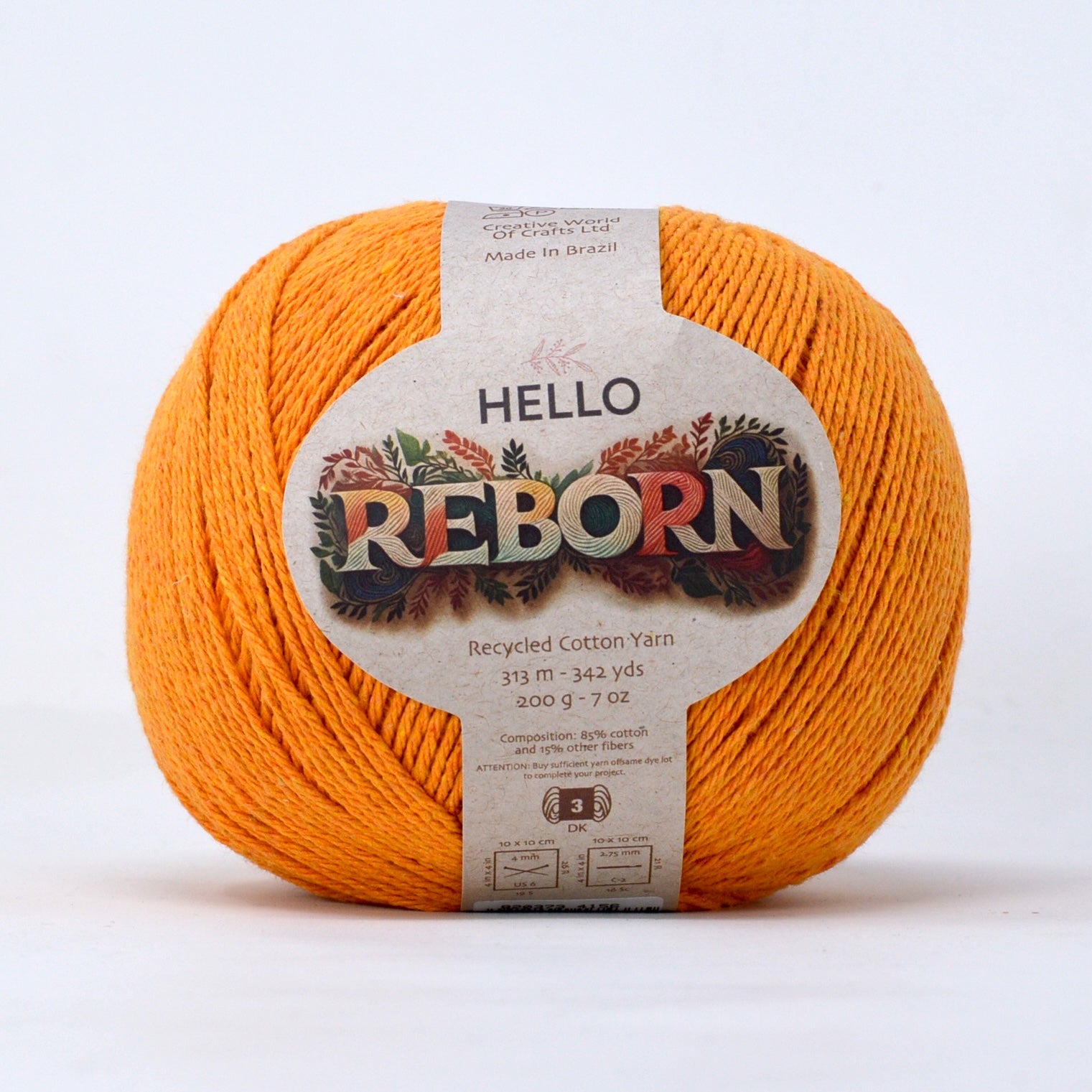 Hello Reborn: High-Quality Sustainable Fabric | 85% Recycled Cotton