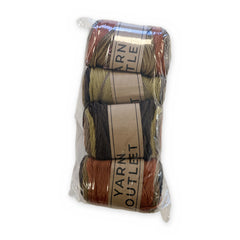 Yarn Outlet Aran Cakes Bundle Pack 100% Acrylic 700-800g