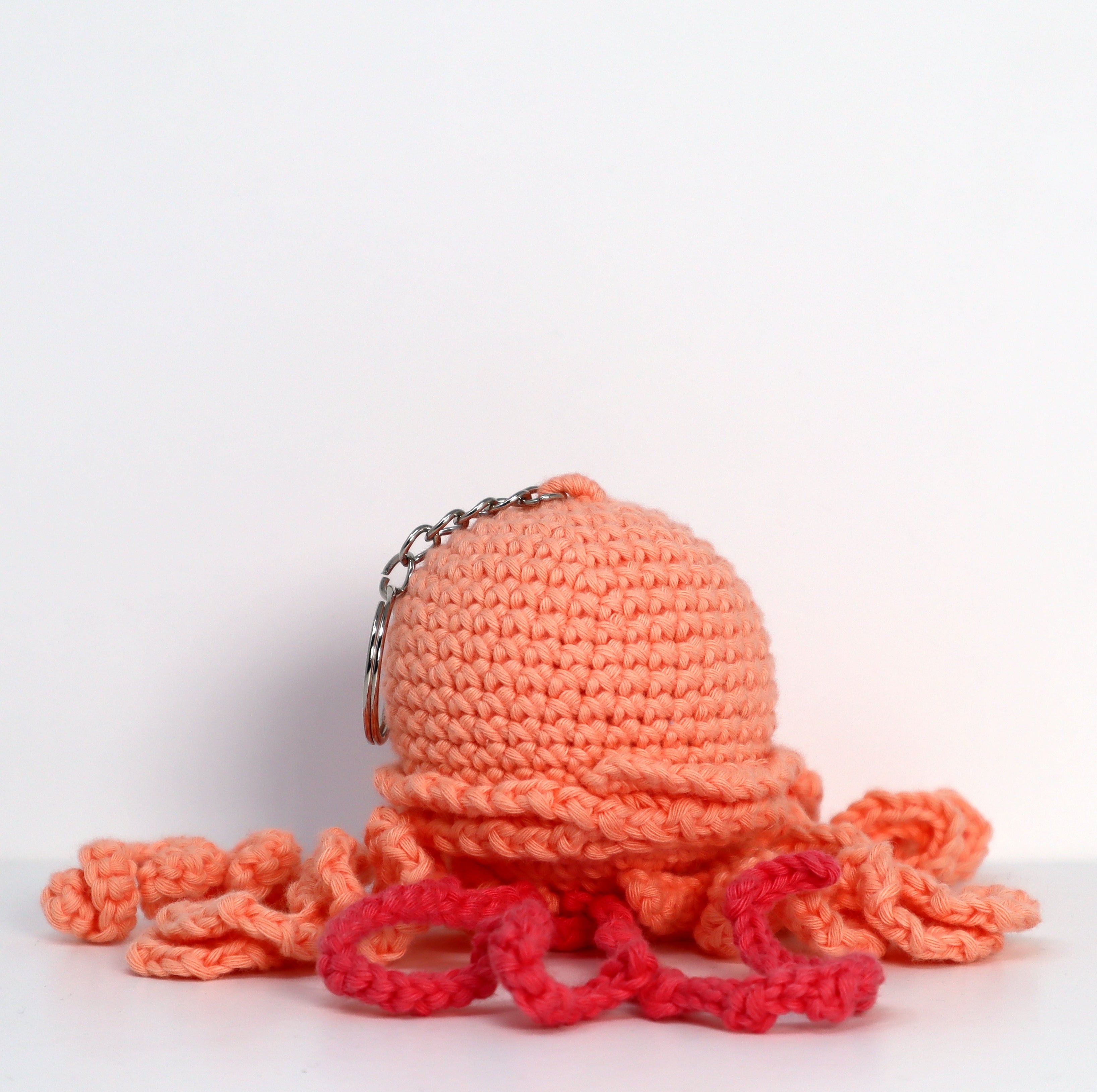 Knitty Critters - Sealife Keyrings - Jellyfish | DIY Amigurumi Crochet Kit