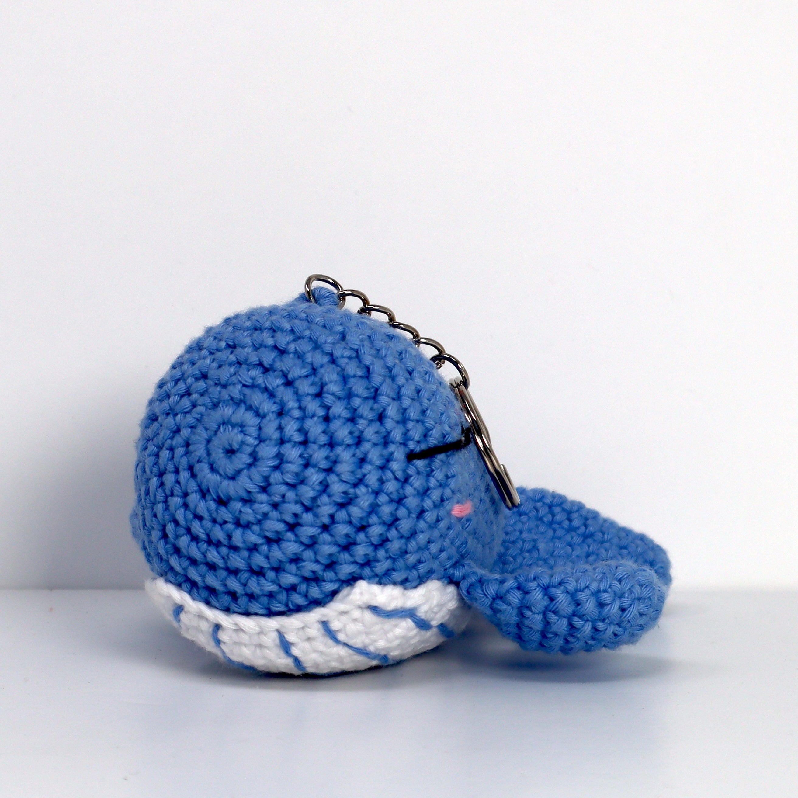 Knitty Critters - Sealife Keyrings - Whale | DIY Amigurumi Crochet Kit