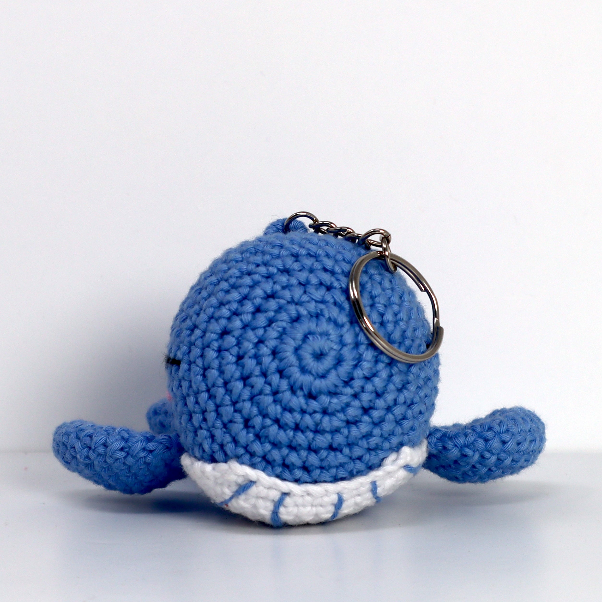 Knitty Critters - Sealife Keyrings - Whale | DIY Amigurumi Crochet Kit