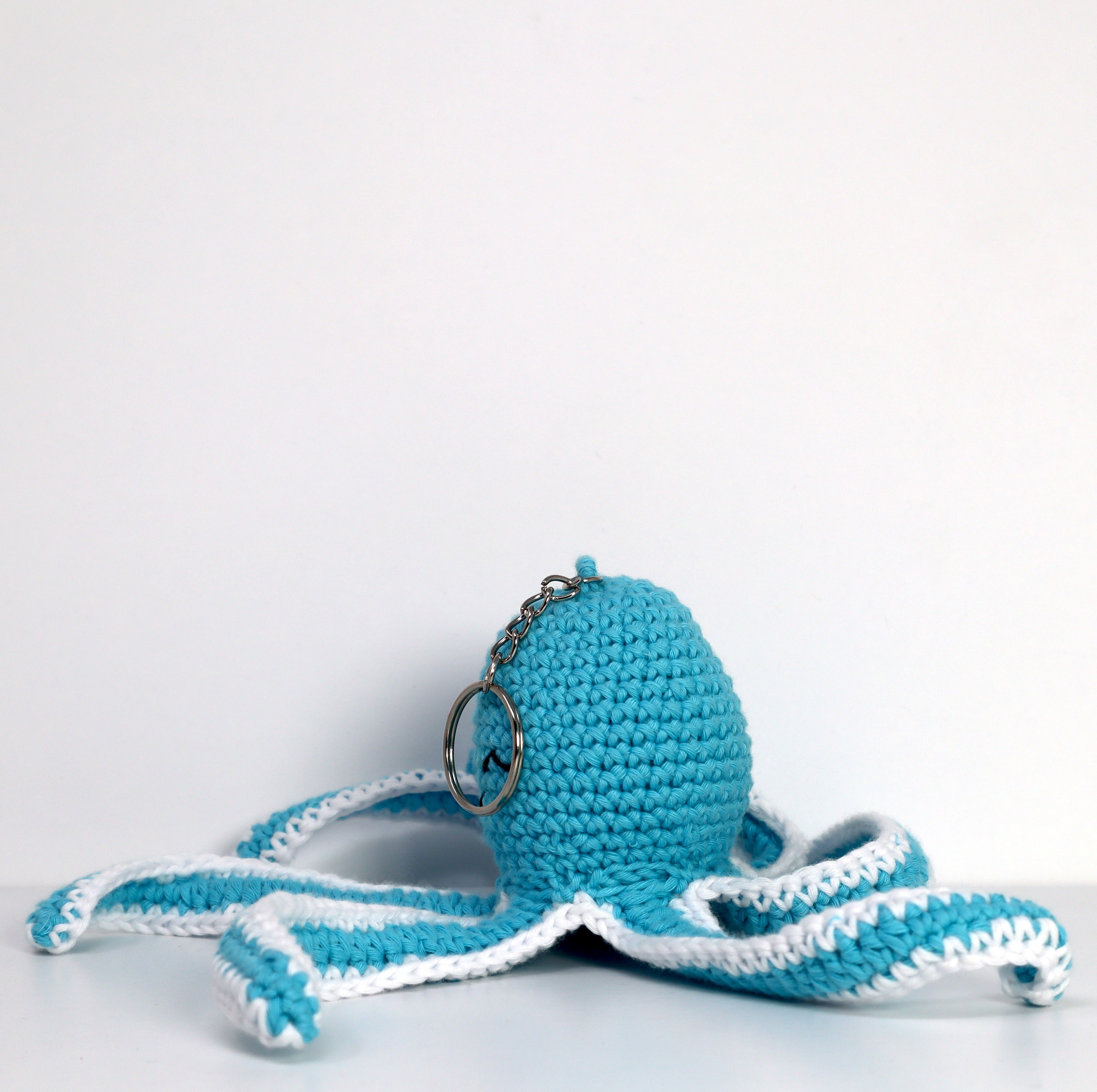 Knitty Critters - Sealife Keyrings - Octopus | DIY Amigurumi Crochet Kit