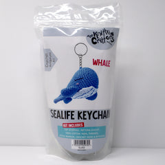 Knitty Critters - Sealife Keyrings - Whale | DIY Amigurumi Crochet Kit