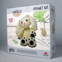 Knitty Critters - Main Collection - Ruby Rabbit | DIY Amigurumi Crochet Kit