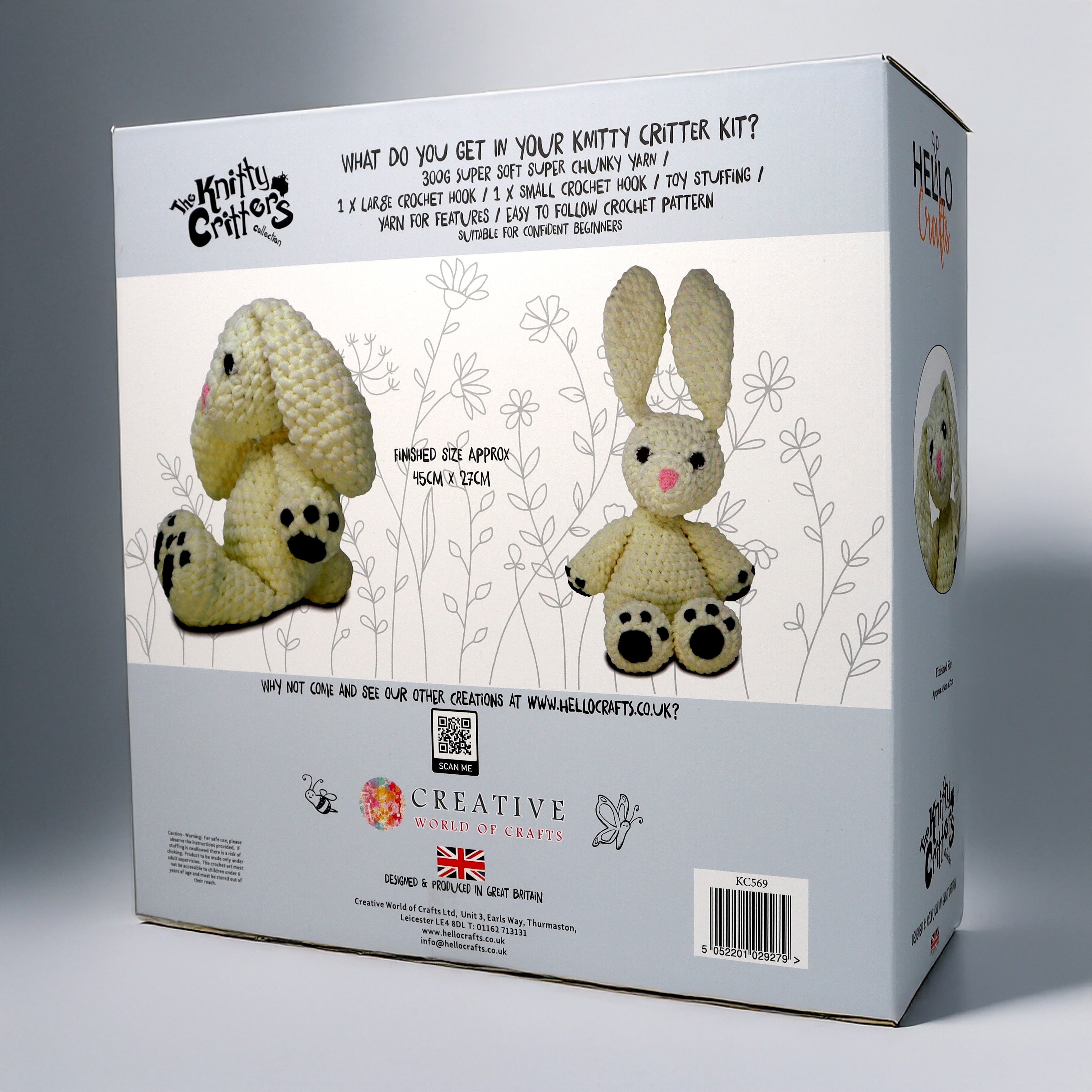 Rubby Rabbit Crochet Knitty Critters - Main Collection - Ruby Rabbit | DIY Amigurumi Croche ...