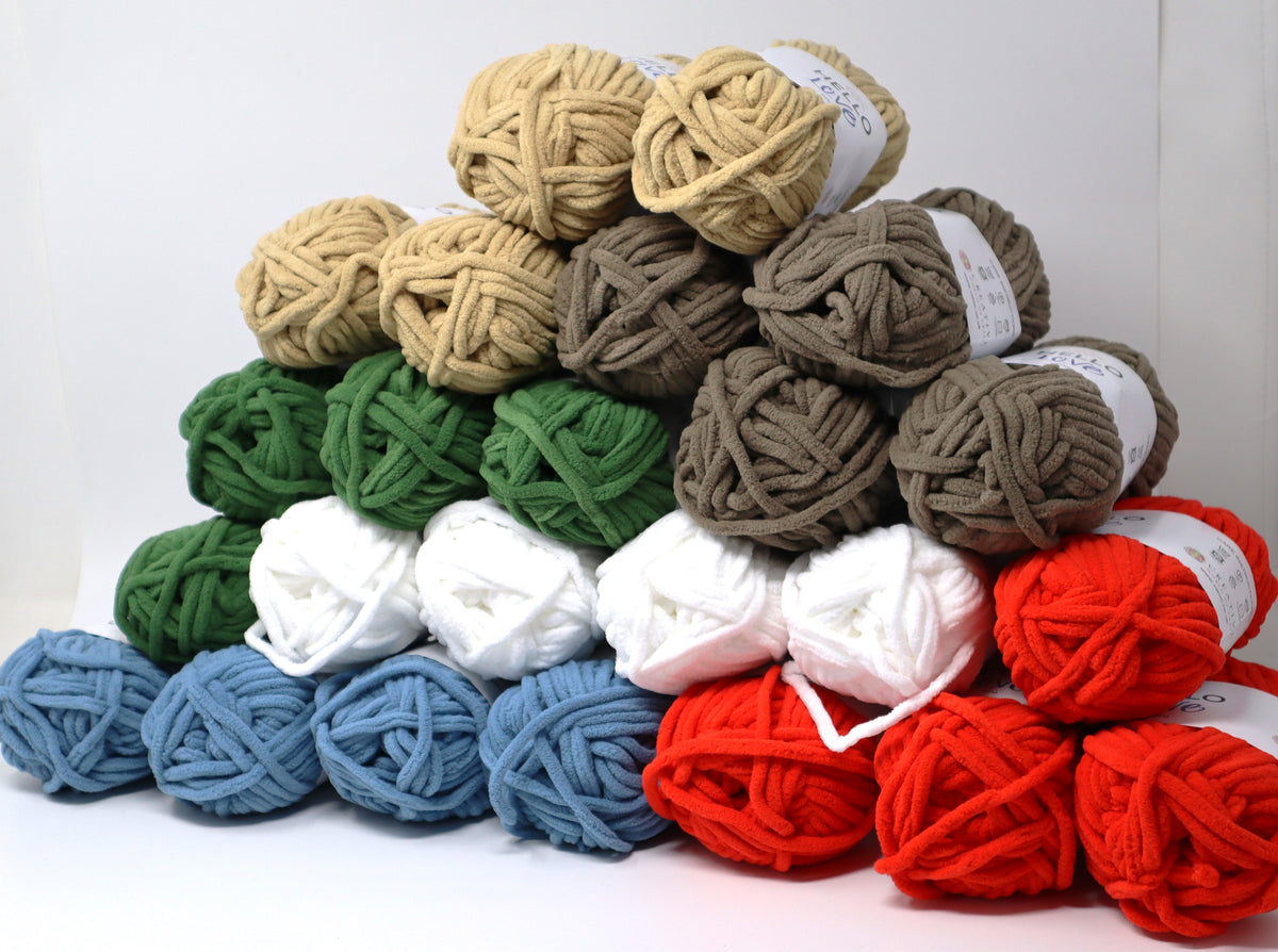 Hello Love 24 Balls - 50g 6 colours 4 of each crochet/knitting yarn