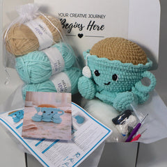 Hello Artisan Box - Teacup - Crochet kit gift box