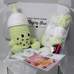 Hello Artisan Box - Bubble Tea - Crochet kit gift box