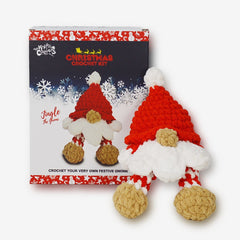 Knitty Critters - Baby Christmas - Jingle The Gnome | DIY Amigurumi Crochet Kit