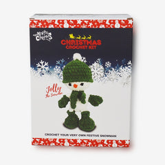 Knitty Critters - Baby Christmas - Jolly Snowman | DIY Amigurumi Crochet Kit