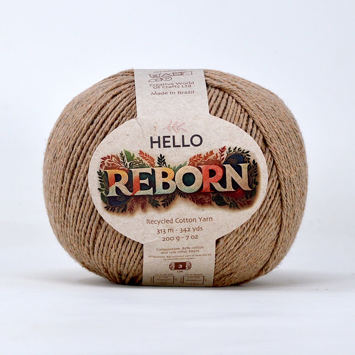 Hello Reborn: High-Quality Sustainable Fabric | 85% Recycled Cotton