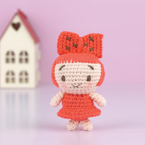 Knitty Critters - Adorables - Tabitha The Girl |DIY Amigurumi Crochet Kit