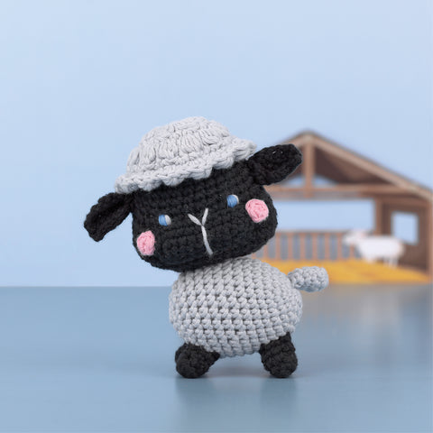 Knitty Critters - Adorables - Barry The Sheep | DIY Amigurumi Crochet Kit