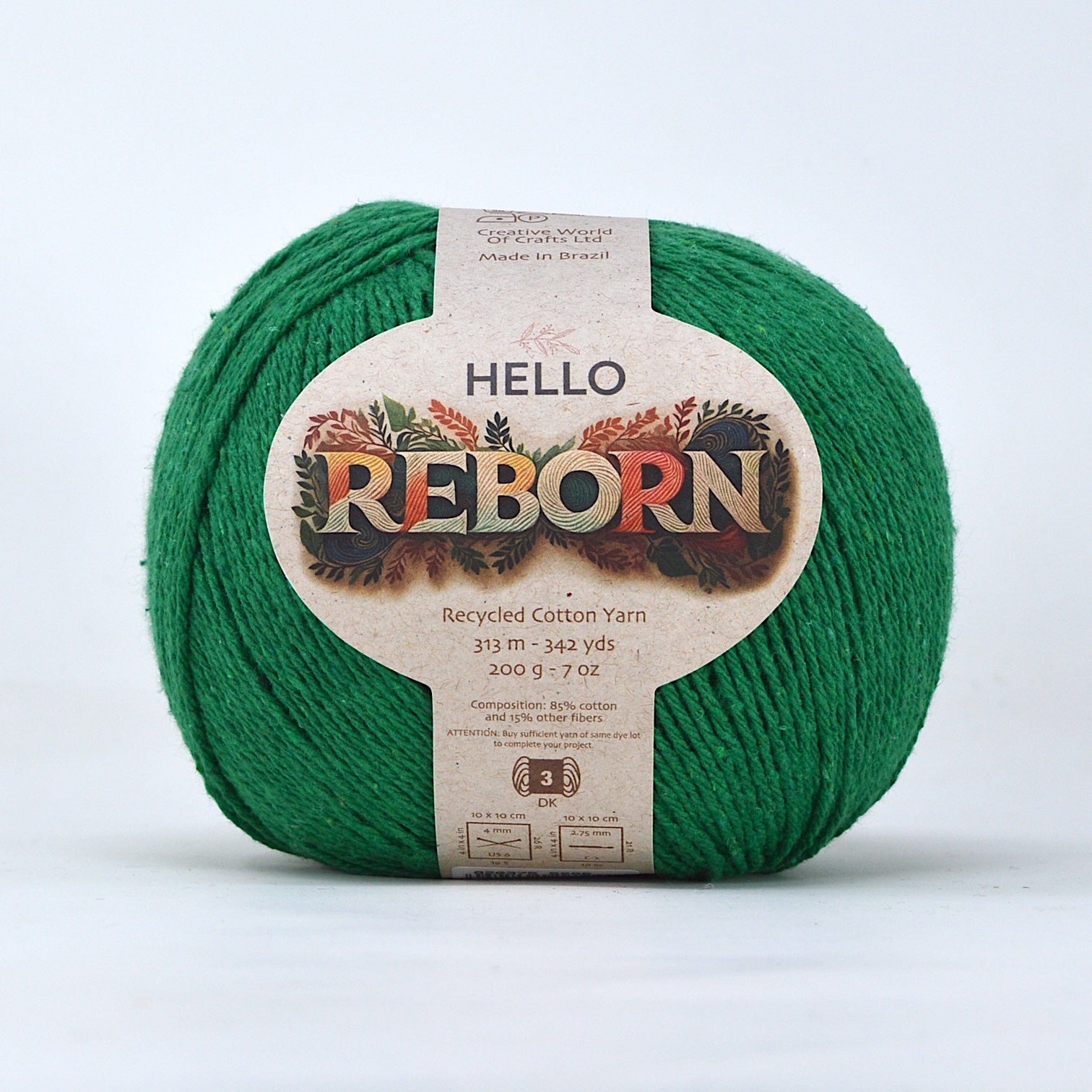 Hello Reborn: High-Quality Sustainable Fabric | 85% Recycled Cotton