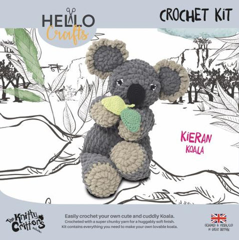 Knitty Critters - Main Collection - Kieran Koala | DIY Amigurumi Crochet Kit