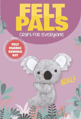 Felt Sewing Kit - Create Your Own Koala Felt Pal | Cute Craft for Kids & Beginners