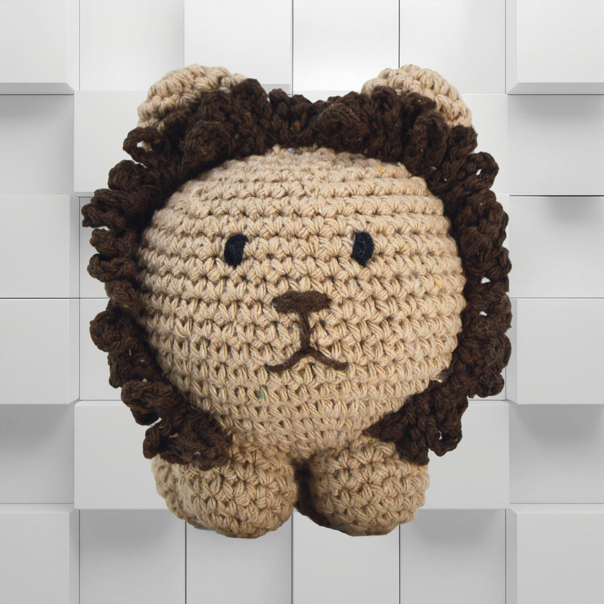 Knitty Critters - Cubies - Lionel Lion | DIY Amigurumi Crochet Kit