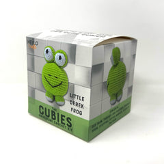 Knitty Critters - Cubies - Little Derek Frog | DIY Amigurumi Crochet Kit