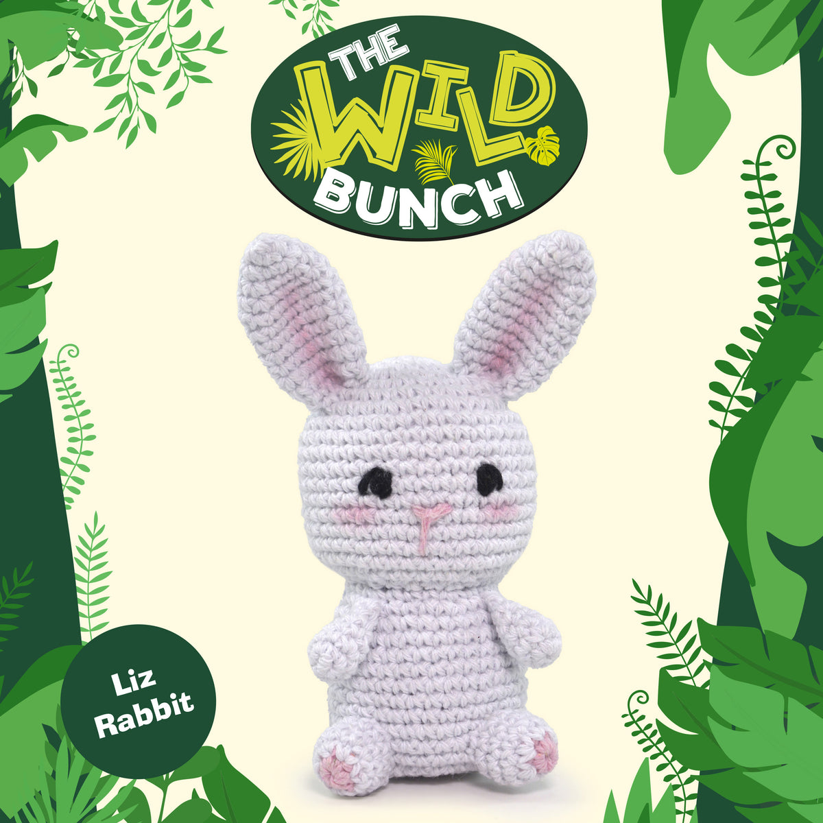 Knitty Critters - Wild Bunch - Liz Rabbit | DIY Amigurumi Crochet Kit