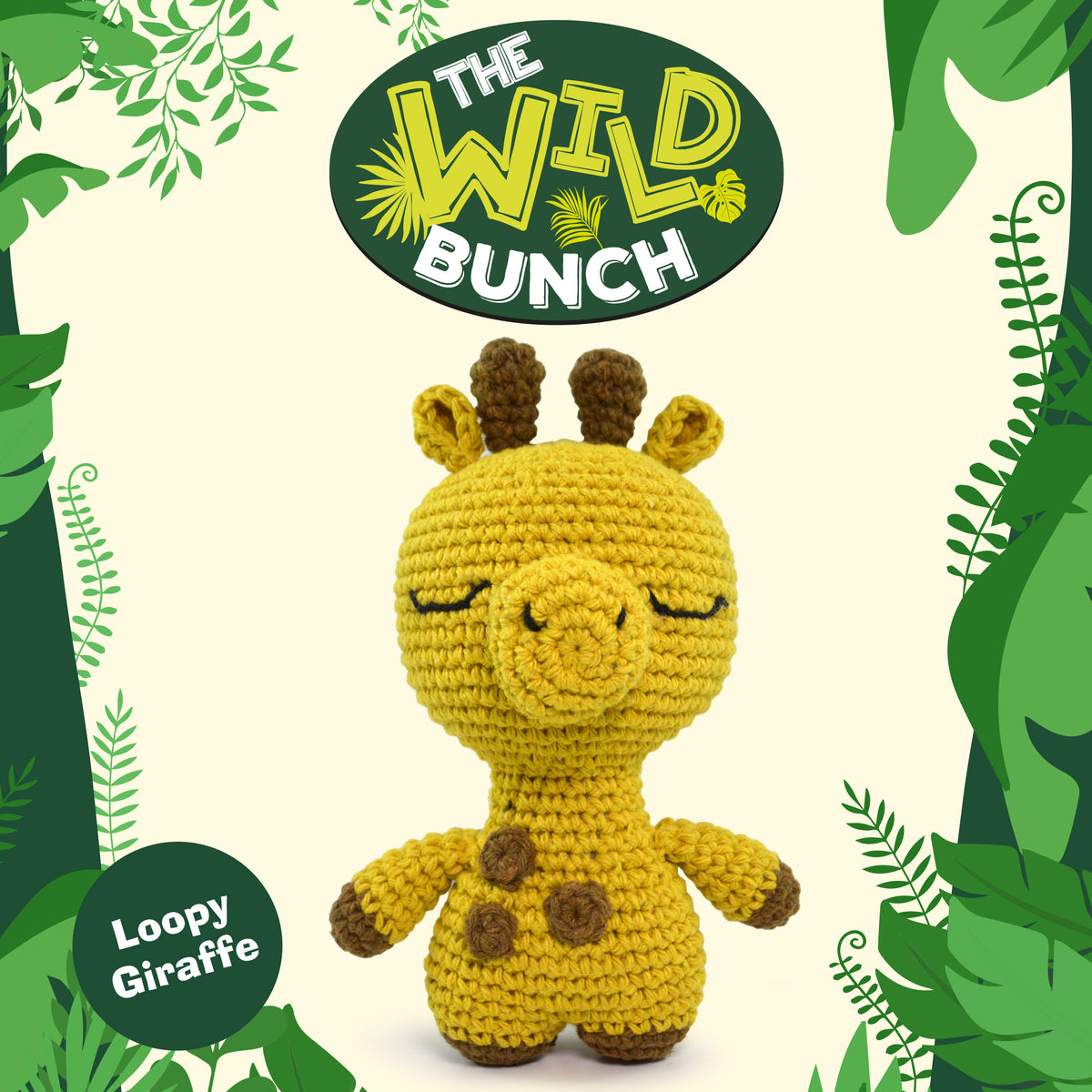Knitty Critters - Wild Bunch - Loopy Giraffe | DIY Amigurumi Crochet Kit