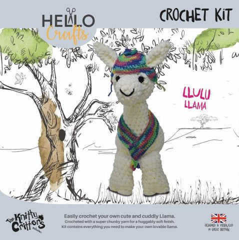 Knitty Critters - Main Collection - Lulu Llama | DIY Amigurumi Crochet Kit