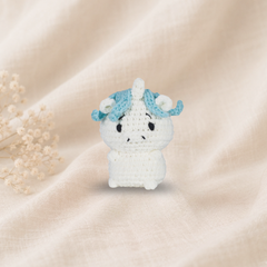Knitty Critters - Pouch Pals V - Luna Unicorn | DIY Amigurumi Crochet Kit