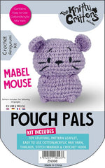 Knitty Critters - Pouch Pals V - Mabel Mouse | DIY Amigurumi Crochet Kit