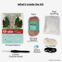 Knitty Critters - Mini Amigurumi - Howler | DIY Crochet Kit