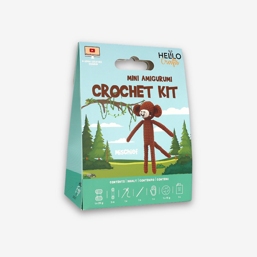 Knitty Critters - Mini Amigurumi - Mischief | DIY Crochet Kit