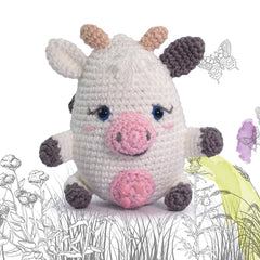 Knitty Critters - Farmyard - Moo Calf | DIY Amigurumi Crochet Kit